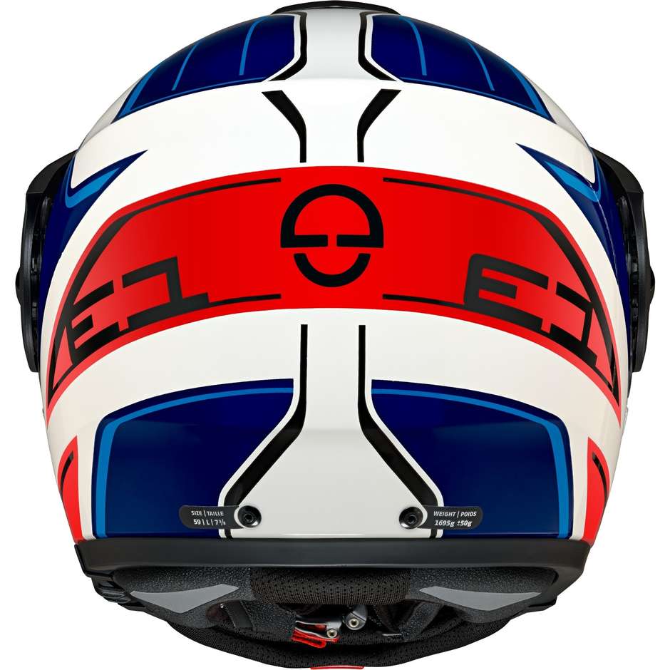 Casque de moto modulable Schuberth E1 Endurance Bleu