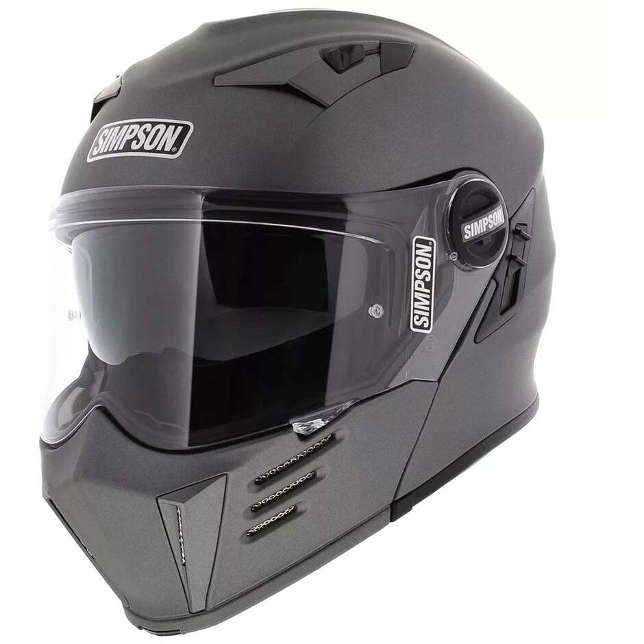 Casque de moto modulable Simpson DARKSOME 22.06 MY ALLOY SOLFLA