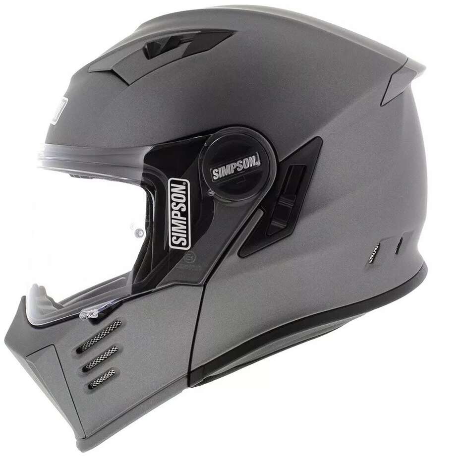 Casque de moto modulable Simpson DARKSOME 22.06 MY ALLOY SOLFLA
