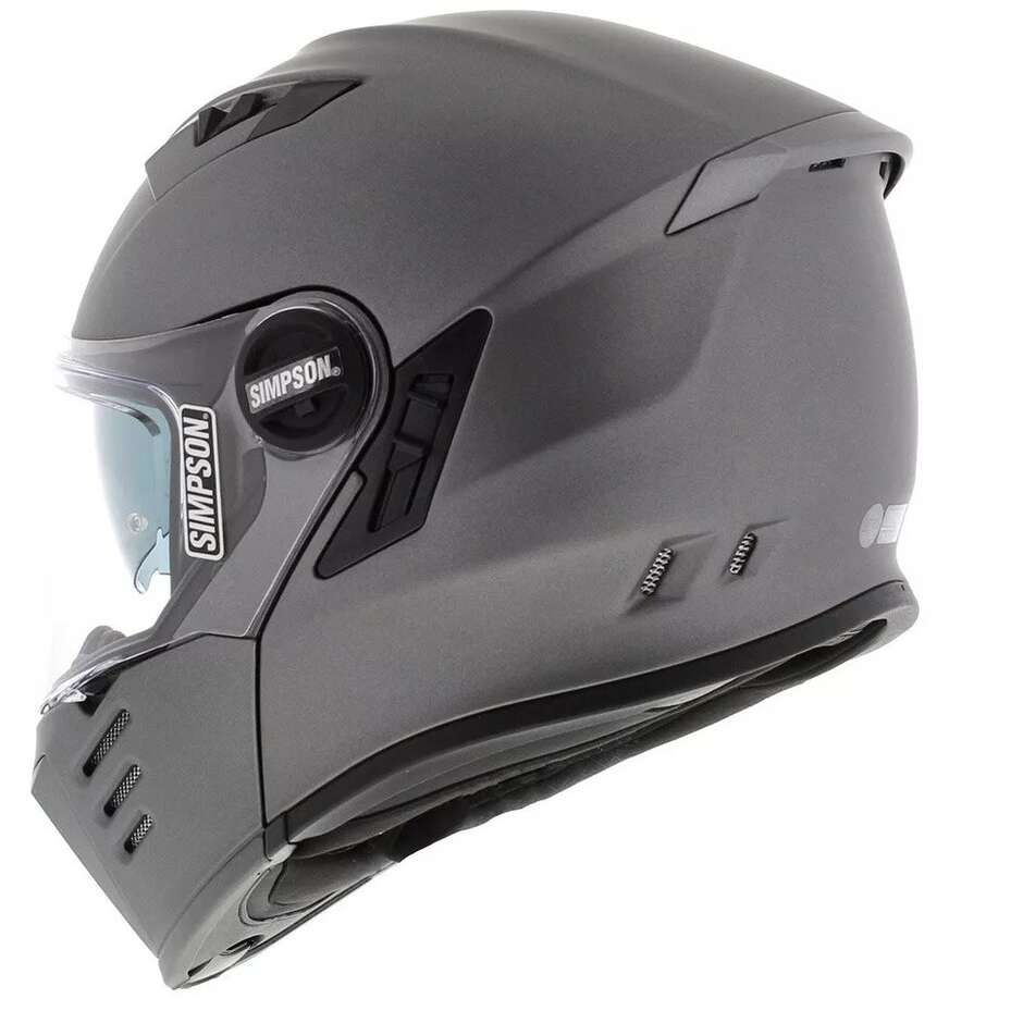Casque de moto modulable Simpson DARKSOME 22.06 MY ALLOY SOLFLA