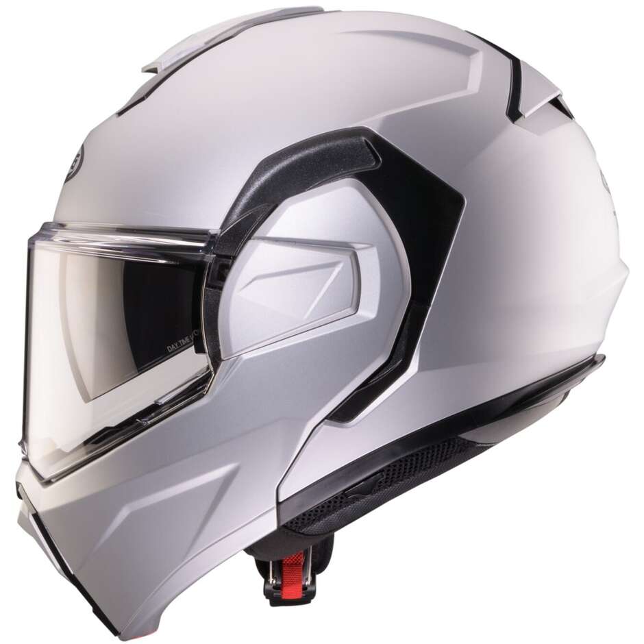 Casque de moto modulaire Caberg TRIP P/J argent mat