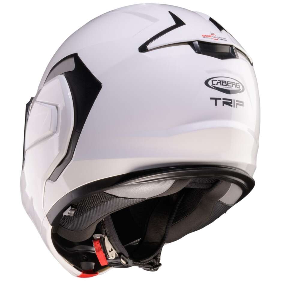 Casque de moto modulaire Caberg TRIP P/J Blanc