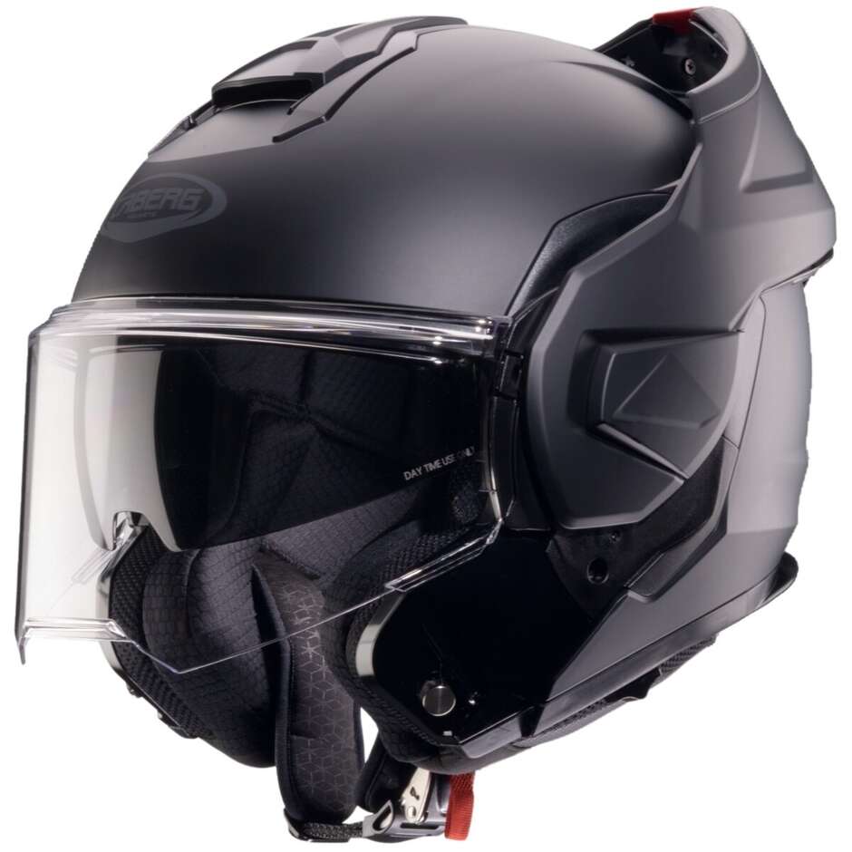 Casque de moto modulaire Caberg TRIP P/J noir mat