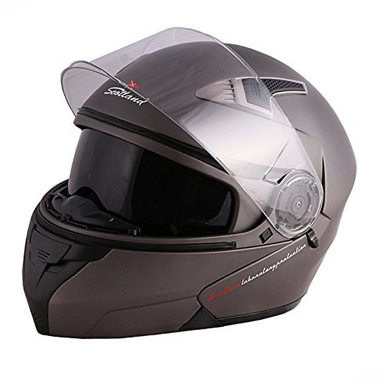 Casque Moto Jet A-pro - Double Visière - Homologué ECE 22-05 - Taille 2XL Noir Mat