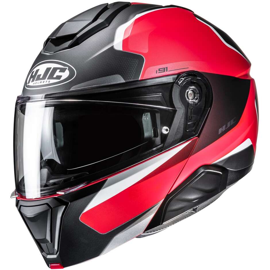 Casque de moto modulaire HJC i91 FELIO MC1SF P/J