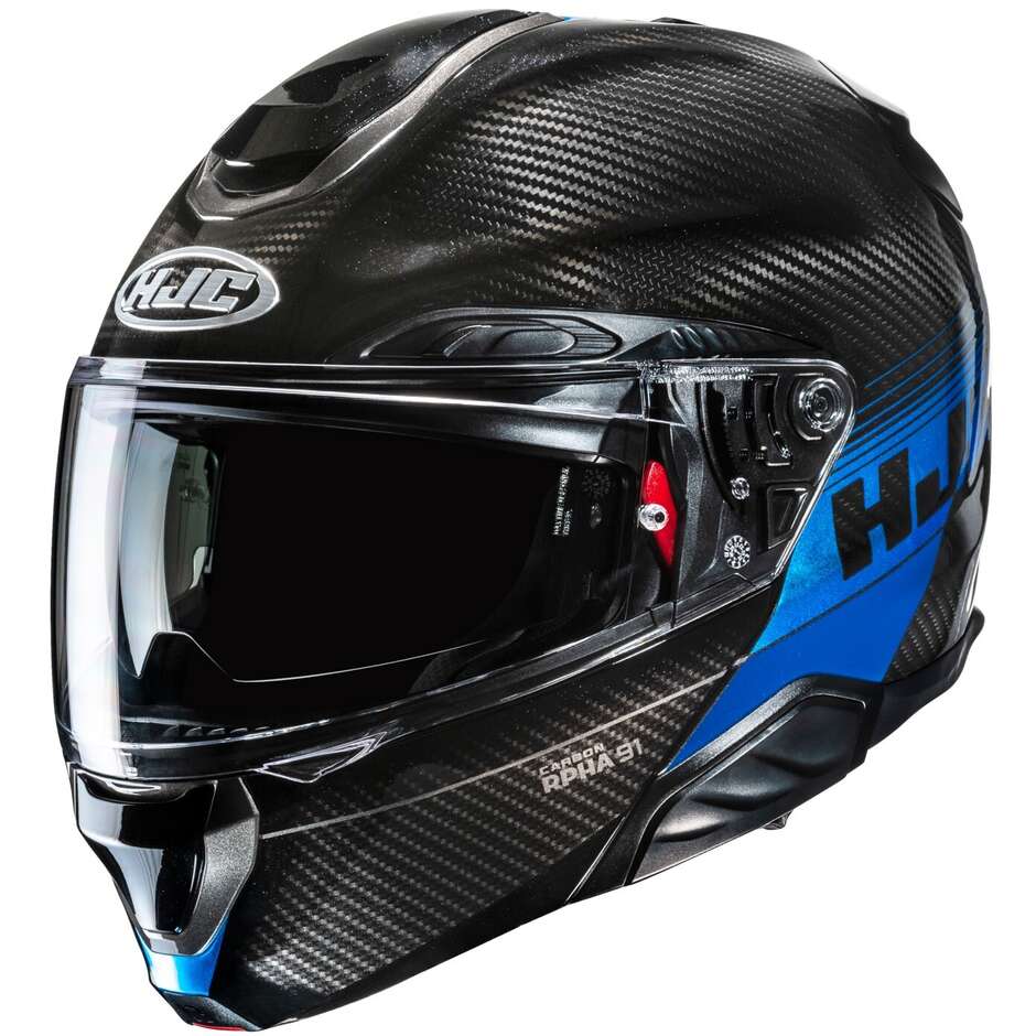 Casque de moto modulaire HJC RPHA91 CARBON ELIG MC2