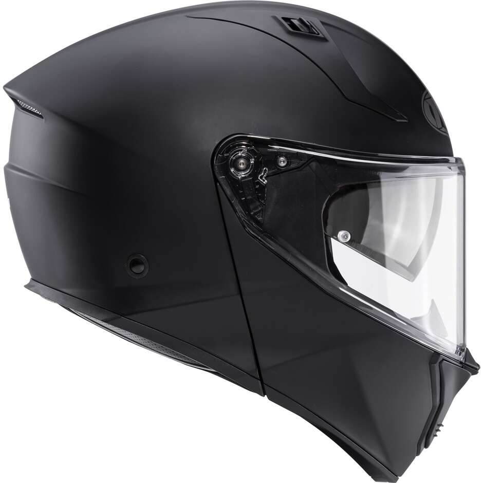 Casque de moto modulaire Kyt NM-1 PLAIN, noir mat