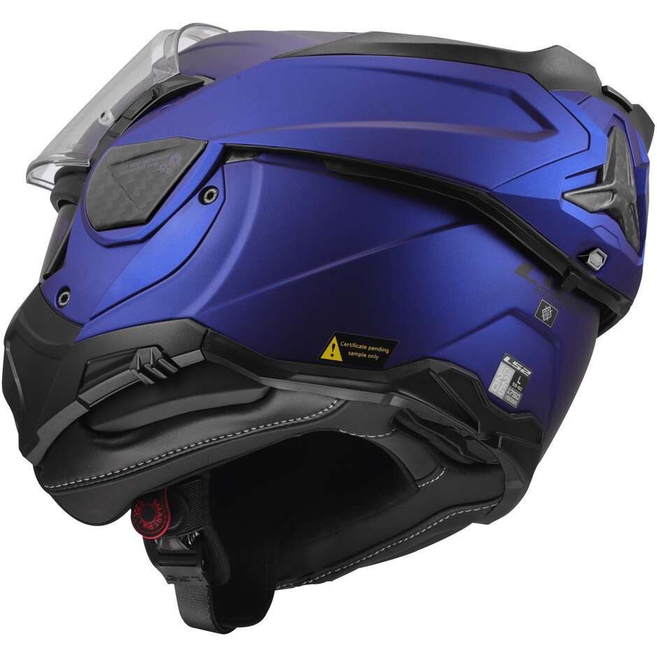 Casque de moto modulaire LS2 FF910 ADVANT II SOLID P/J bleu marine mat