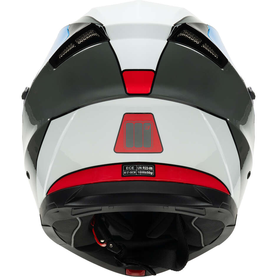 Casque de moto modulaire Motocubo 926 FLIP CUBE EVO blanc (22.06)