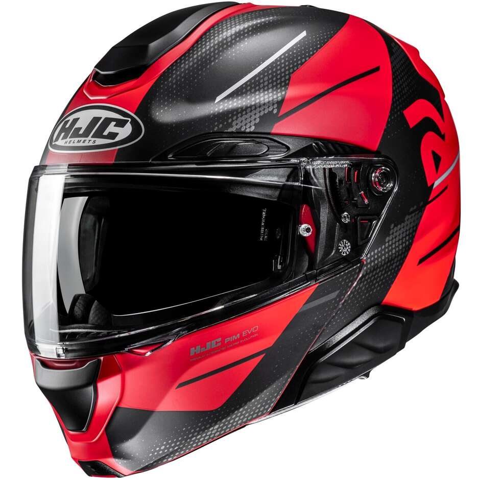 Casque de moto modulaire P/J en fibre Hjc RPHA91 BLAT MC1SF