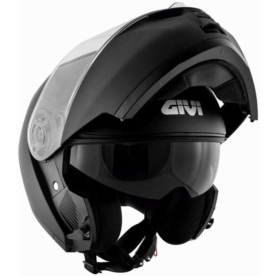 Casque de moto modulaire P/J Givi X.20S Mono Noir Mat
