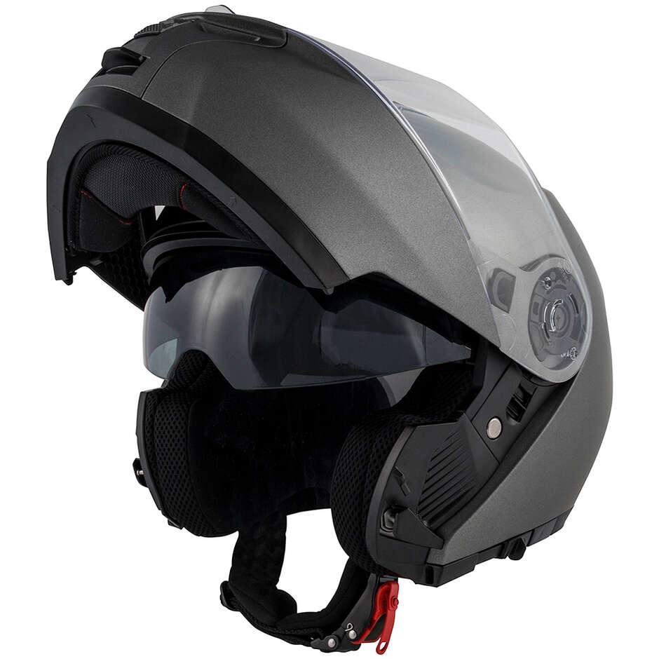 Casque de moto modulaire P/J Givi X.21 EVO Titane Mat