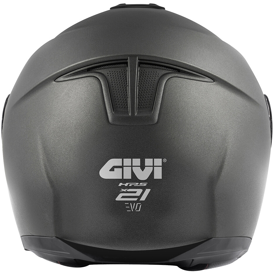 Casque de moto modulaire P/J Givi X.21 EVO Titane Mat