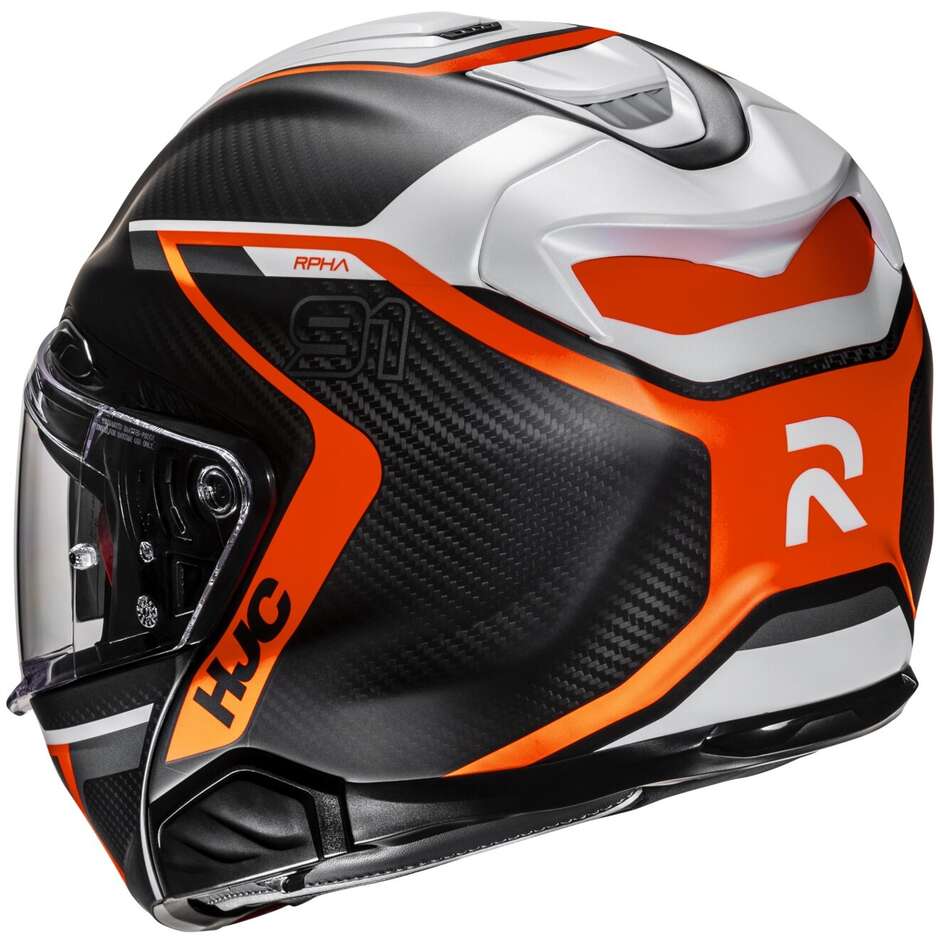 Casque de moto modulaire P/J Hjc RPHA 91 CARBON LAGOS MC6HSF