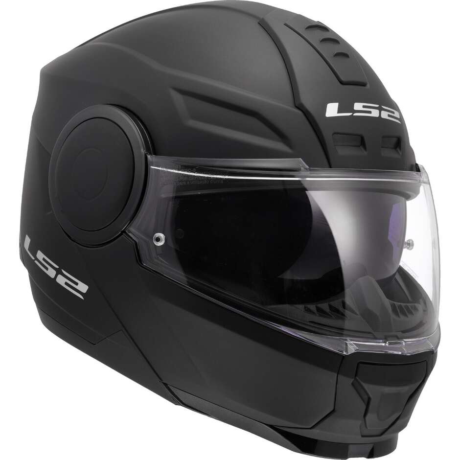 Casque de moto modulaire P/J LS2 FF902 SCOPE II SOLID Noir mat