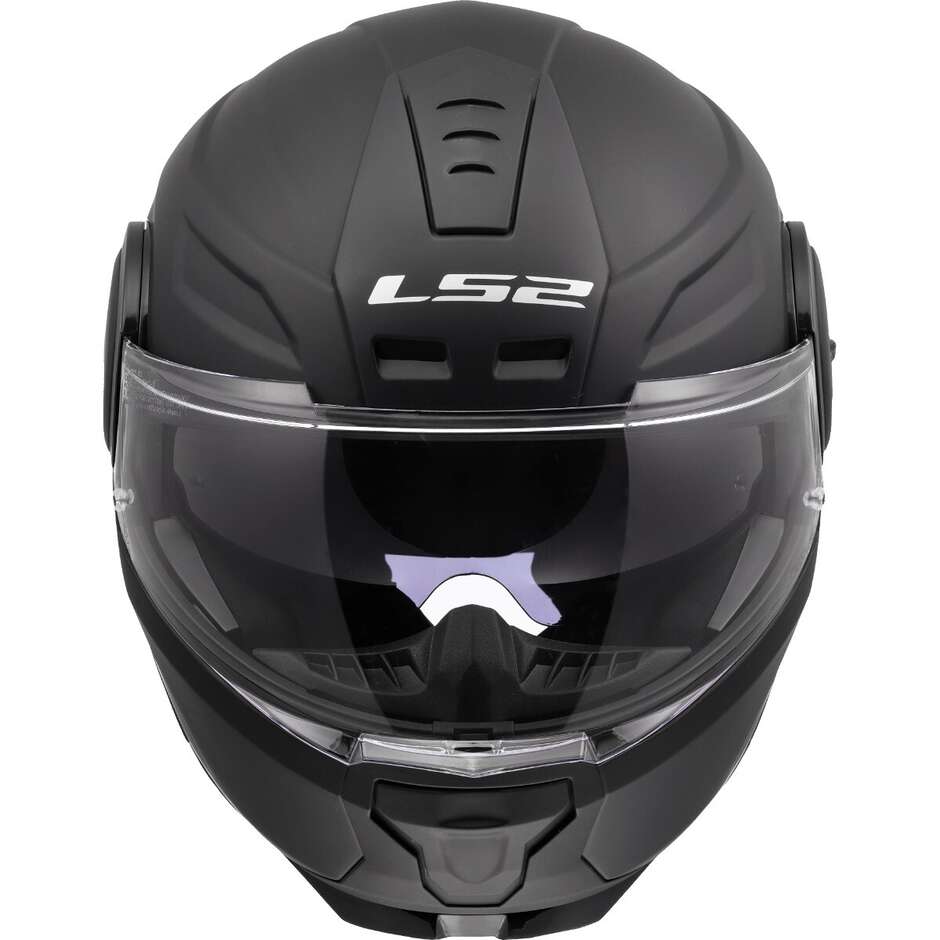 Casque de moto modulaire P/J LS2 FF902 SCOPE II SOLID Noir mat