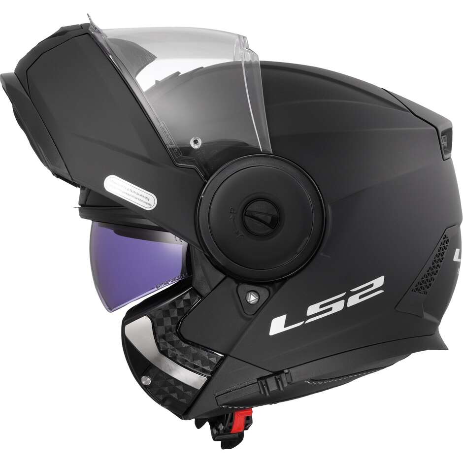Casque de moto modulaire P/J LS2 FF902 SCOPE II SOLID Noir mat