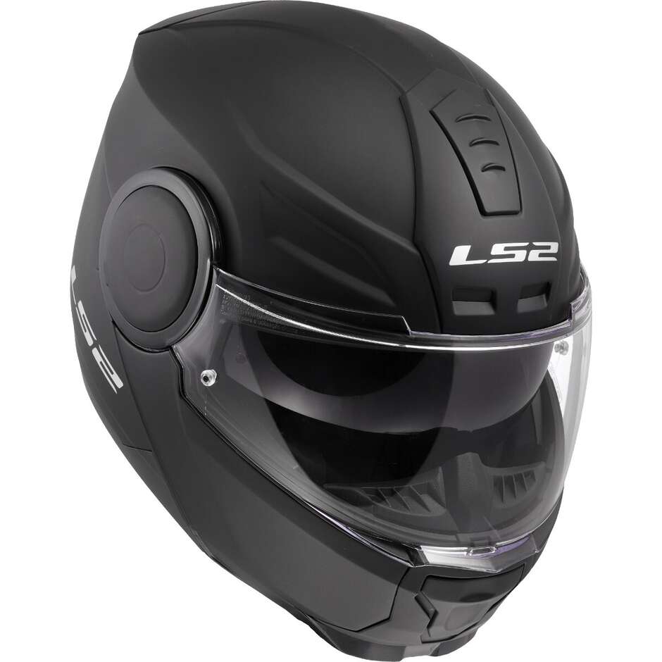 Casque de moto modulaire P/J LS2 FF902 SCOPE II SOLID Noir mat