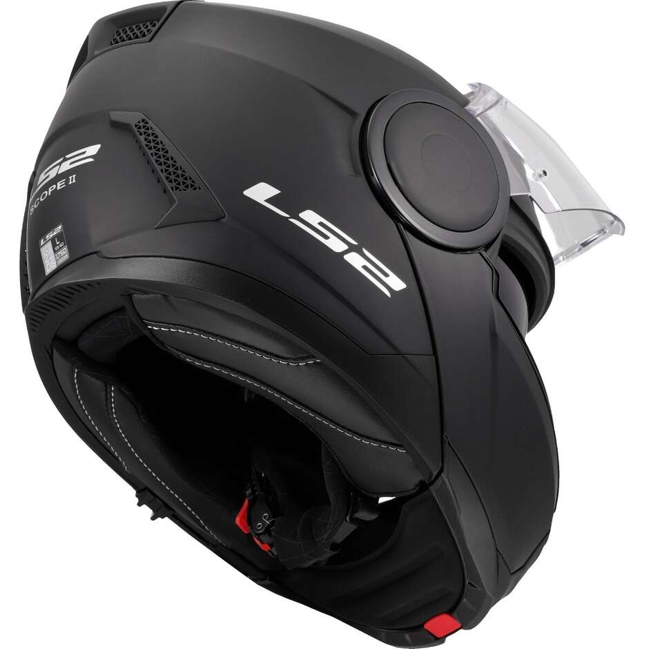Casque de moto modulaire P/J LS2 FF902 SCOPE II SOLID Noir mat