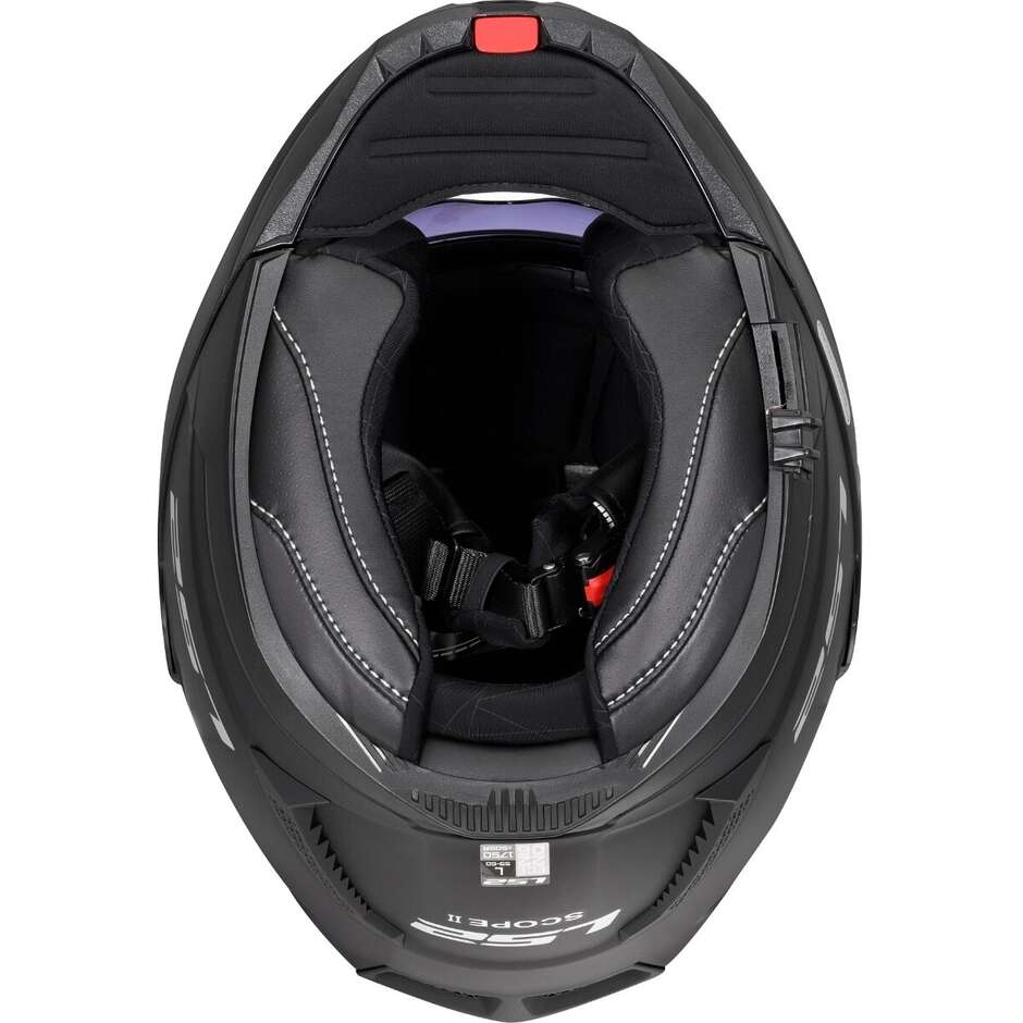 Casque de moto modulaire P/J LS2 FF902 SCOPE II SOLID Noir mat