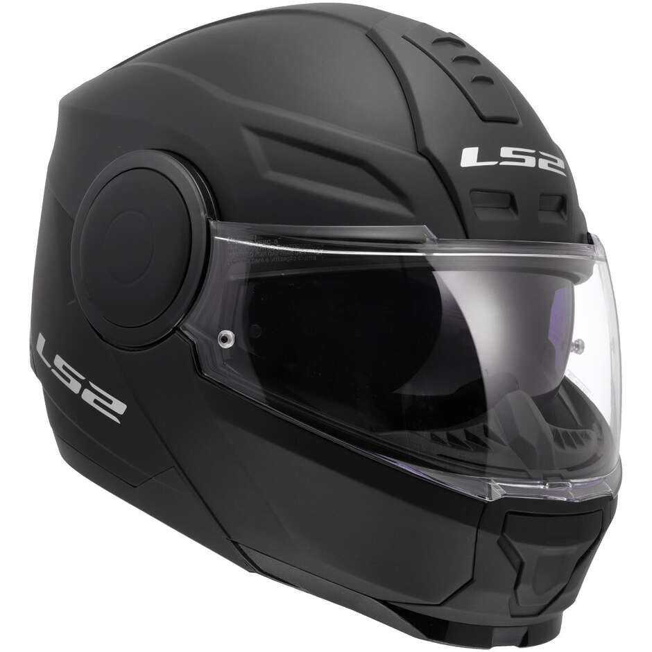Casque de moto modulaire P/J LS2 FF902 SCOPE II SOLID Noir mat