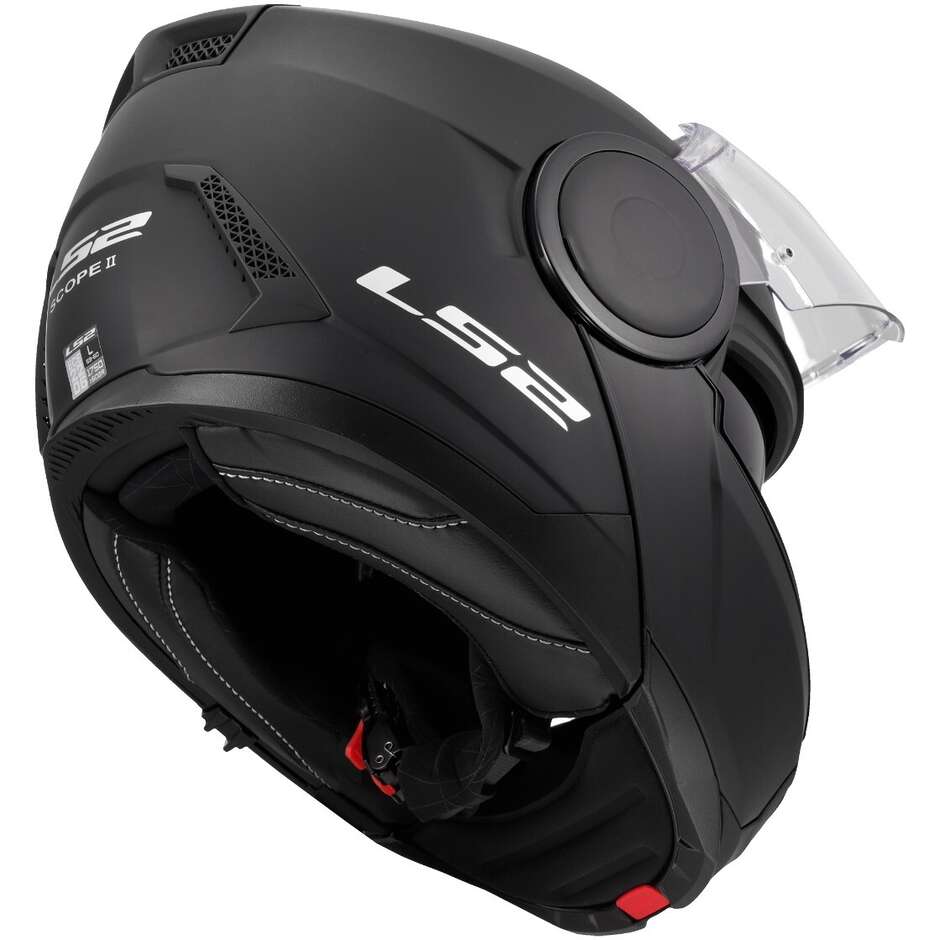 Casque de moto modulaire P/J LS2 FF902 SCOPE II SOLID Noir mat