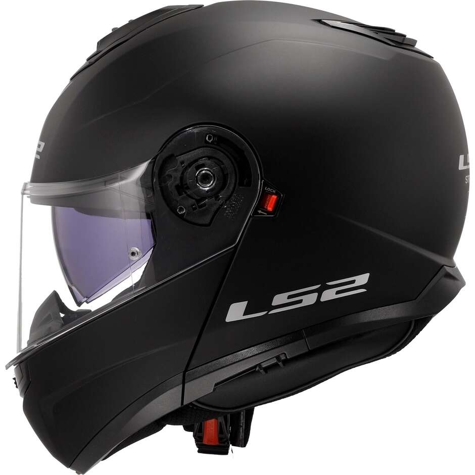 Casque de moto modulaire P/J Ls2 FF908 STROBE II Solid Matt Black