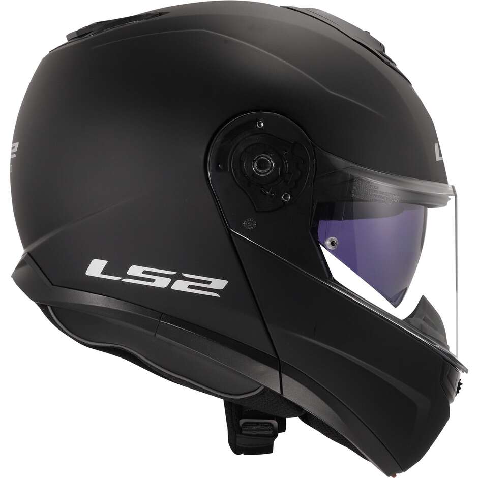 Casque de moto modulaire P/J Ls2 FF908 STROBE II Solid Matt Black