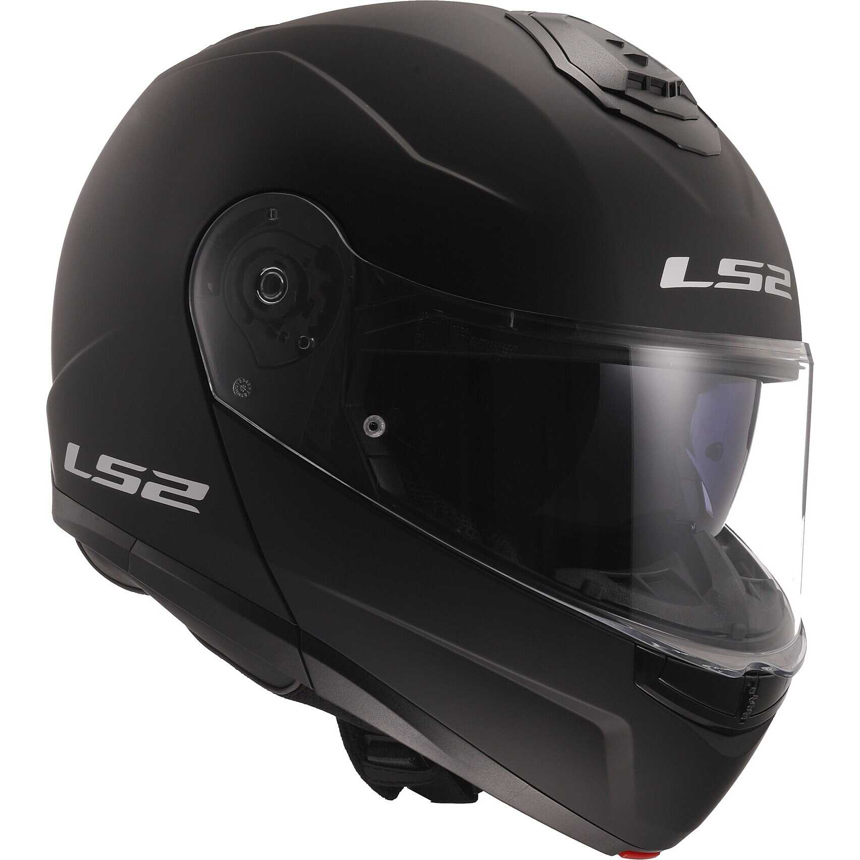 Casque Moto Modulaire LS2 Double Visière FF325 STROBE Noir Brillant
