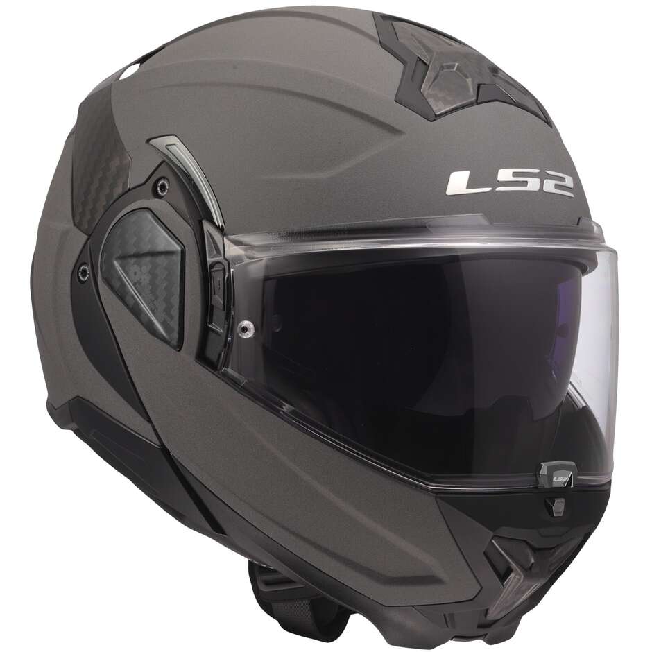 Casque de moto modulaire P/J LS2 FF910 ADVANT II SOLID Béton