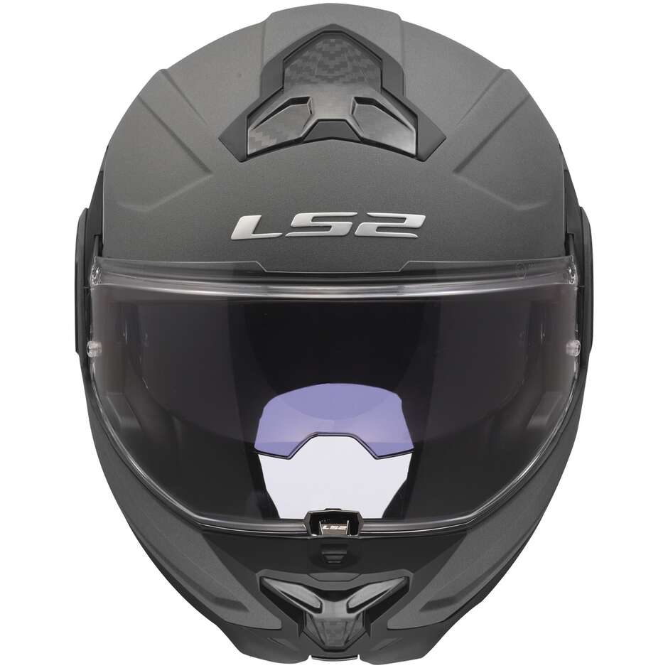 Casque de moto modulaire P/J LS2 FF910 ADVANT II SOLID Béton