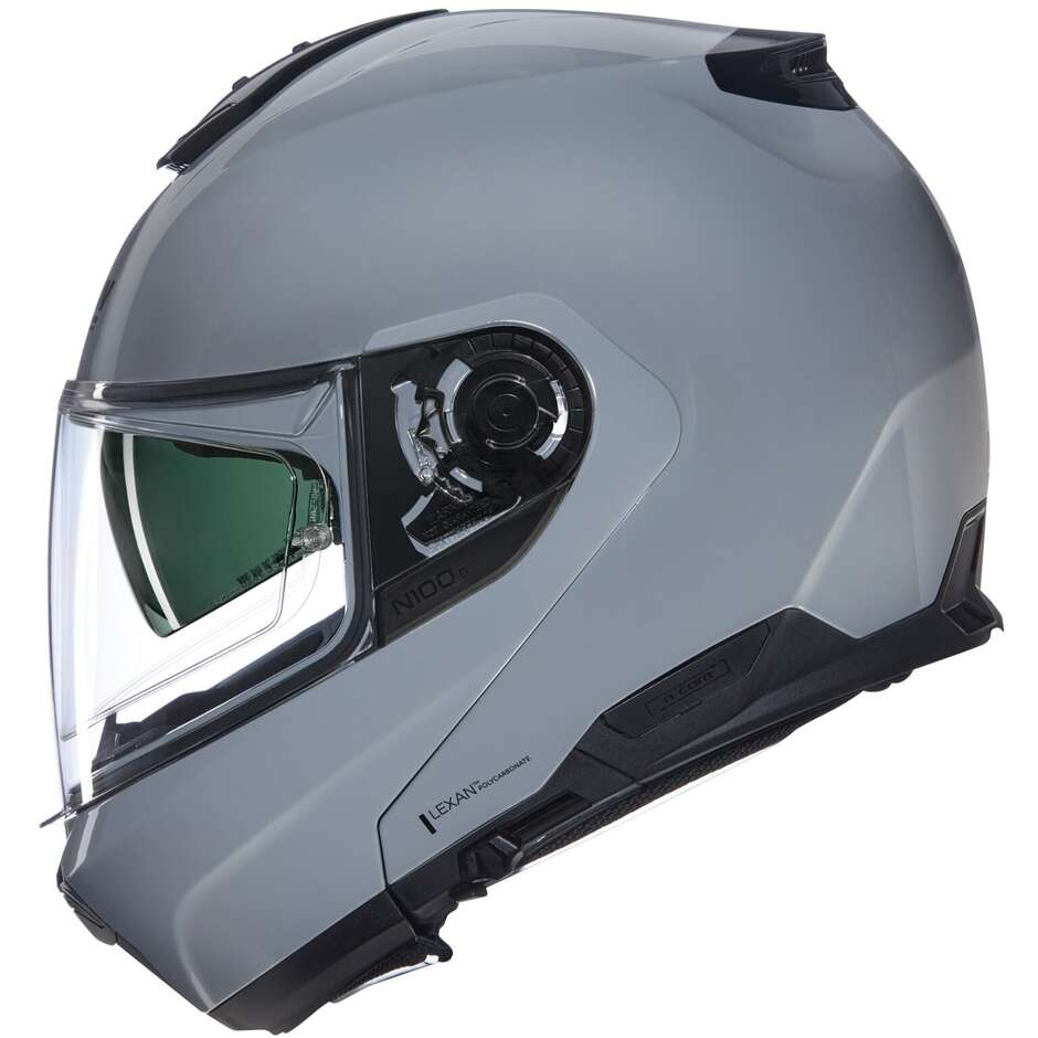 Casque de moto modulaire P/J Nolan N100-6 CLASSIC 303 Gris brillant