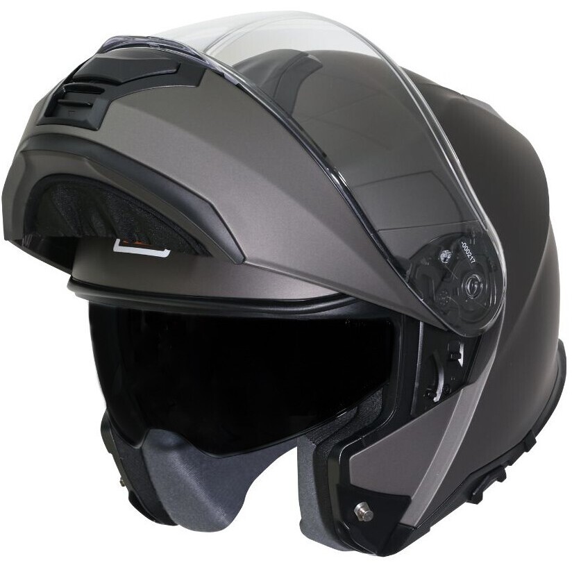 Casque de moto modulaire P/J Origin LOGIC Solid Titanium
