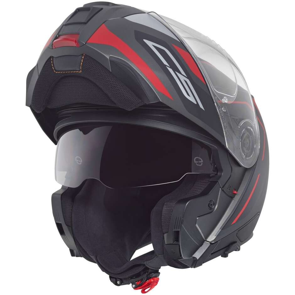 Casque de moto modulaire P/J Schuberth C5 OMEGA Anthracite
