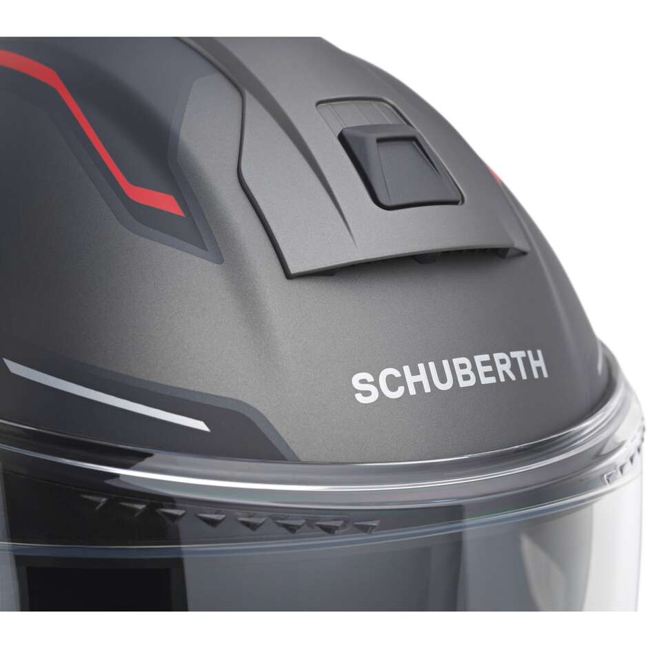 Casque de moto modulaire P/J Schuberth C5 OMEGA Anthracite