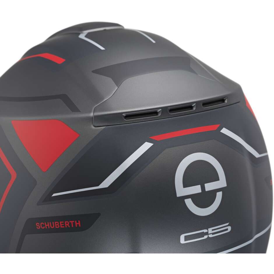 Casque de moto modulaire P/J Schuberth C5 OMEGA Anthracite