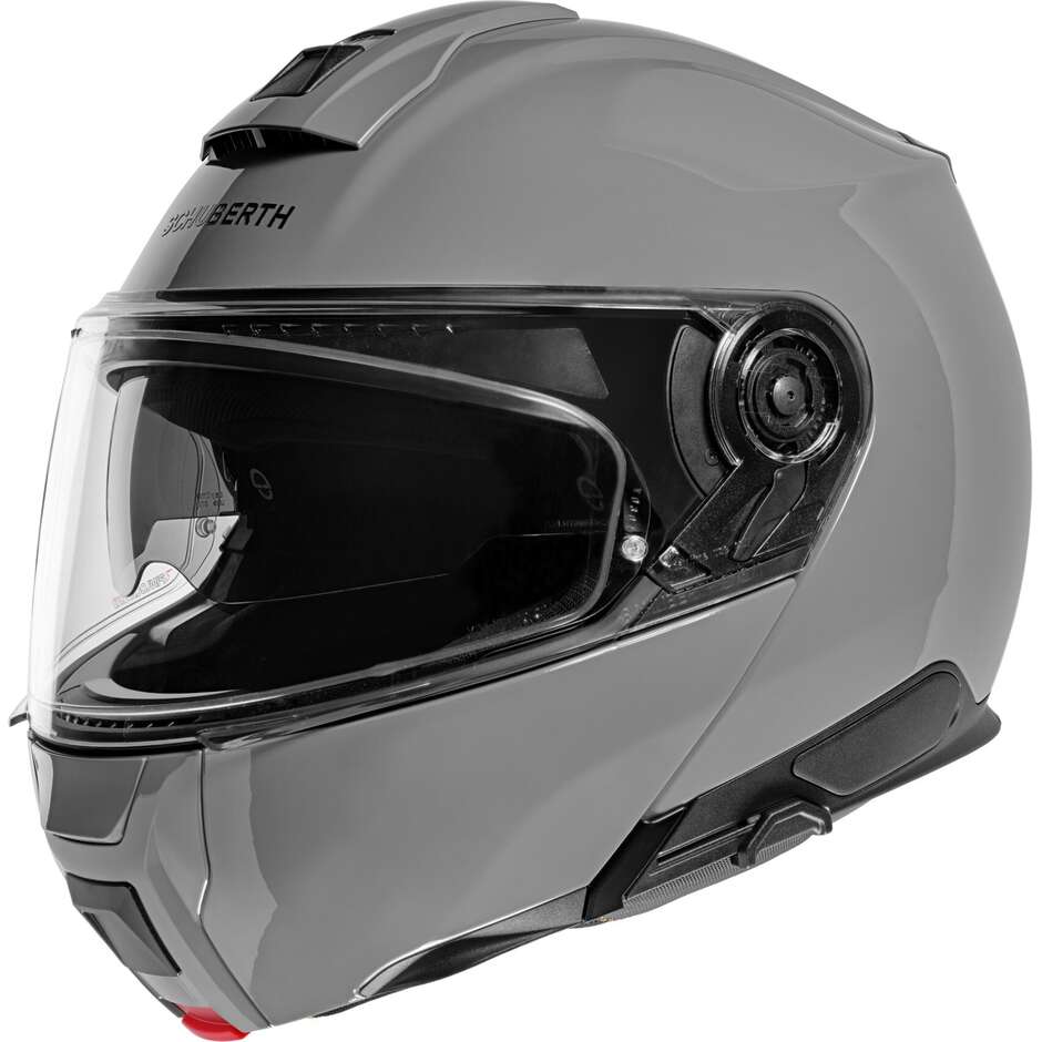 Casque de moto modulaire Schuberth C5 ANC Uni Concrete Grey