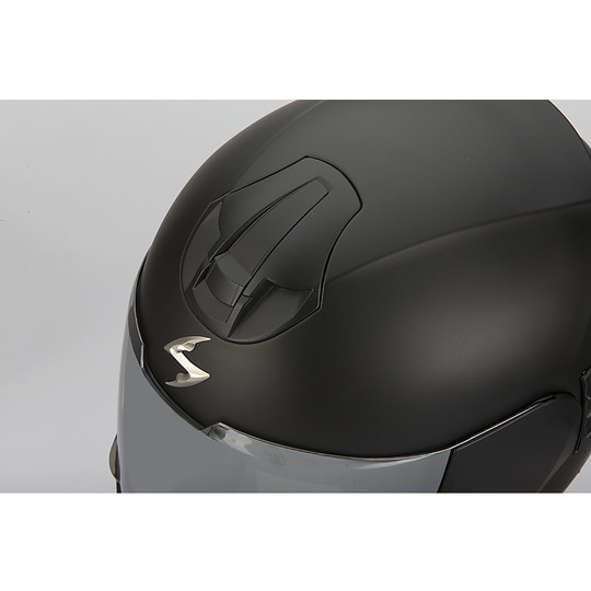 Casque de moto modulaire Scorpion Exo-920 Solid Mono White