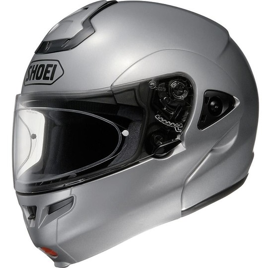 Casque de moto modulaire Shoei Multitec Silver