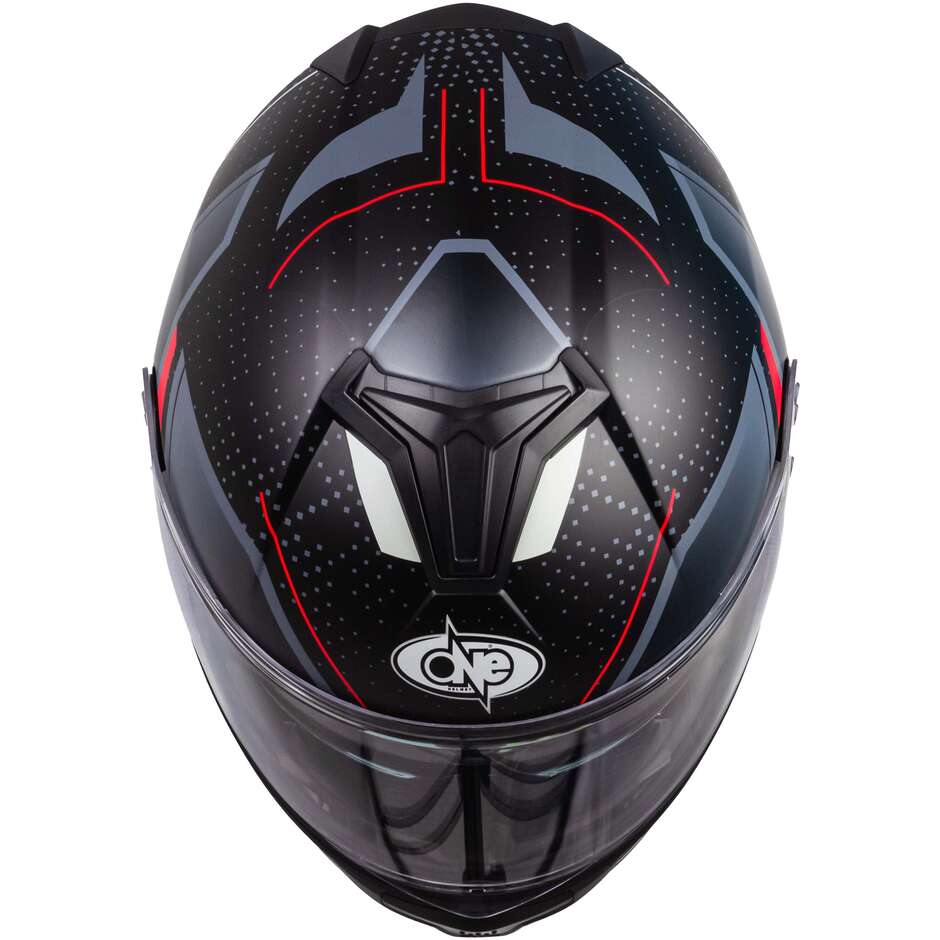 Casque de moto modulaire urbain One P/J 22.06 Fusion Red