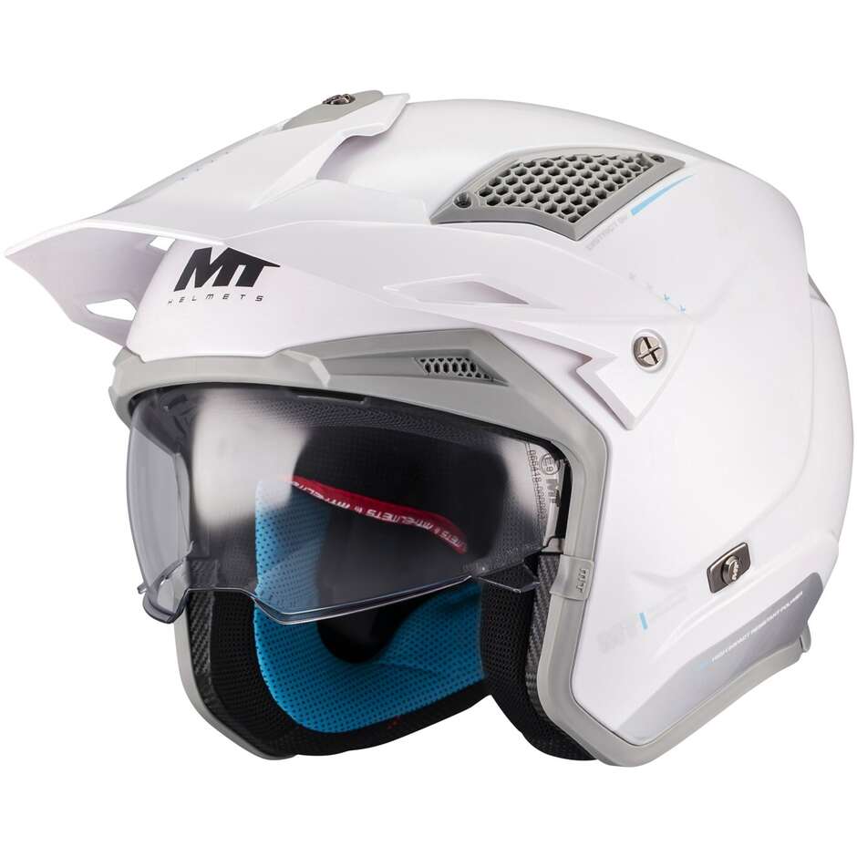 Casque de moto Mt Helmets DISTRICT SV S SOUL A2 Glossy Jet