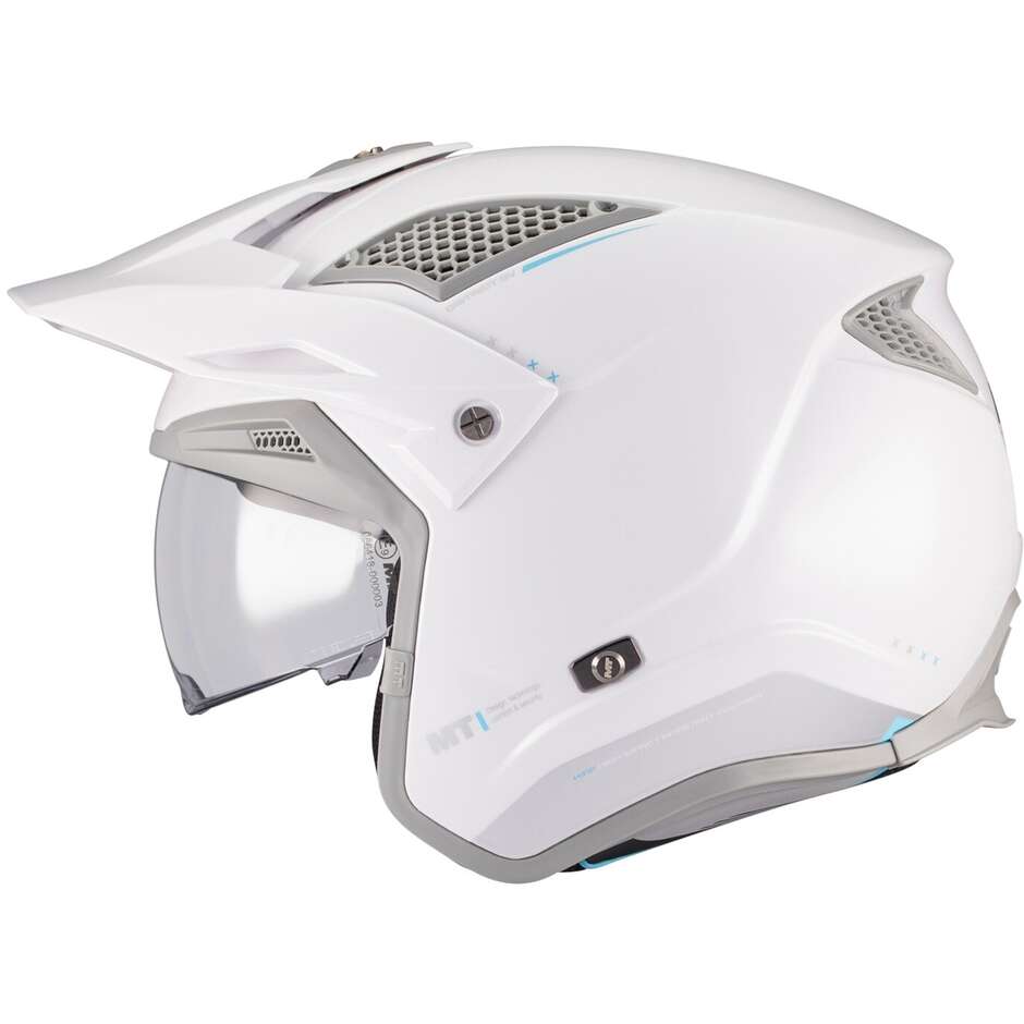 Casque de moto Mt Helmets DISTRICT SV S SOUL A2 Glossy Jet