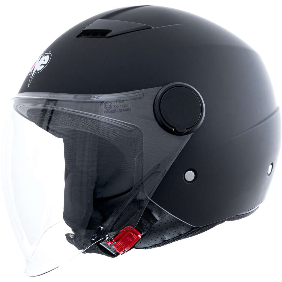 Casque de moto One Gamma 2.0 Jet avec visière, noir mat