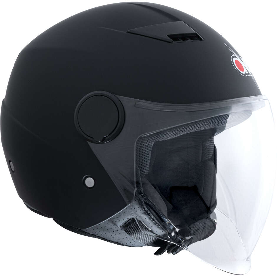 Casque de moto One Gamma 2.0 Jet avec visière, noir mat