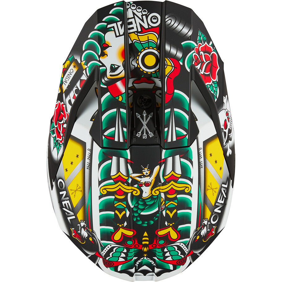 Casque de moto O'Neal 3SRS Inked Multi Cross Enduro