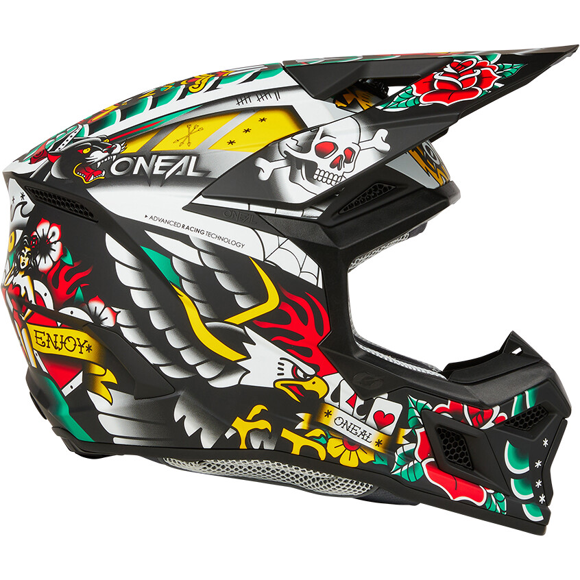 Casque de moto O'Neal 3SRS Inked Multi Cross Enduro