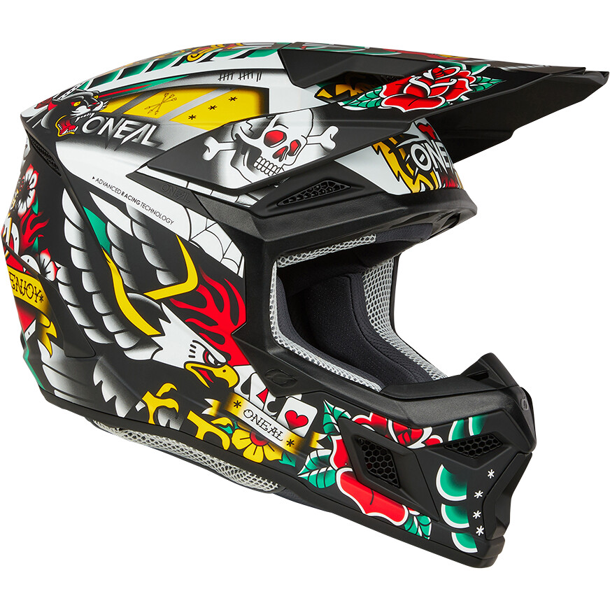 Casque de moto O'Neal 3SRS Inked Multi Cross Enduro