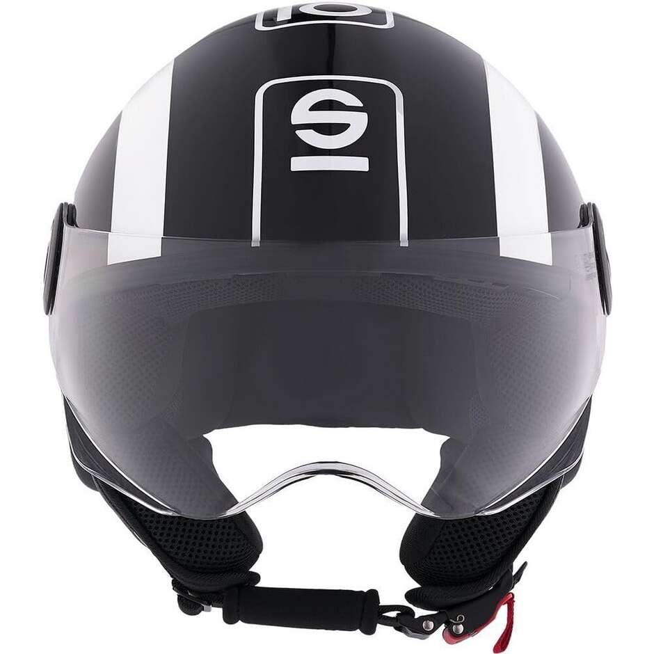 Casque de moto Sparco Riders SP601 Jet Noir et Blanc
