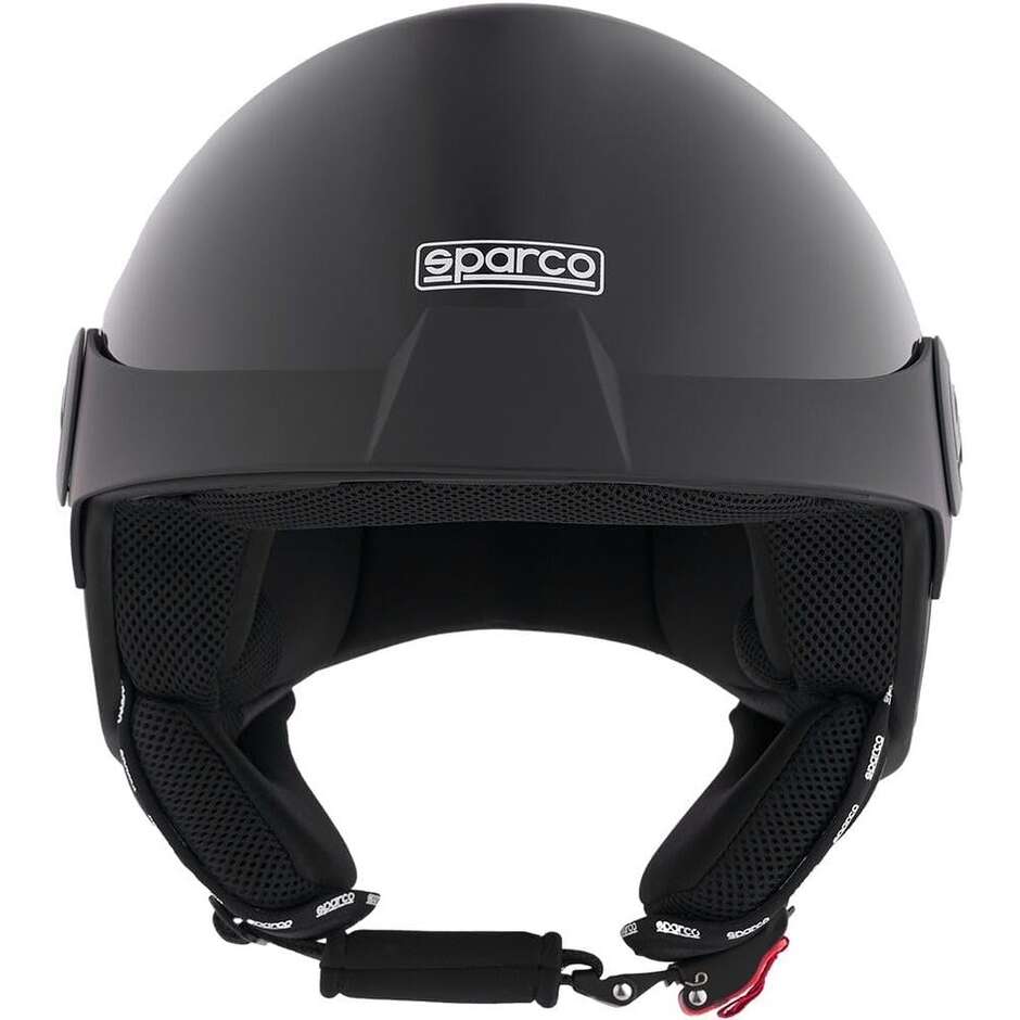 Casque de moto Sparco Riders SP602 Jet, noir métallisé