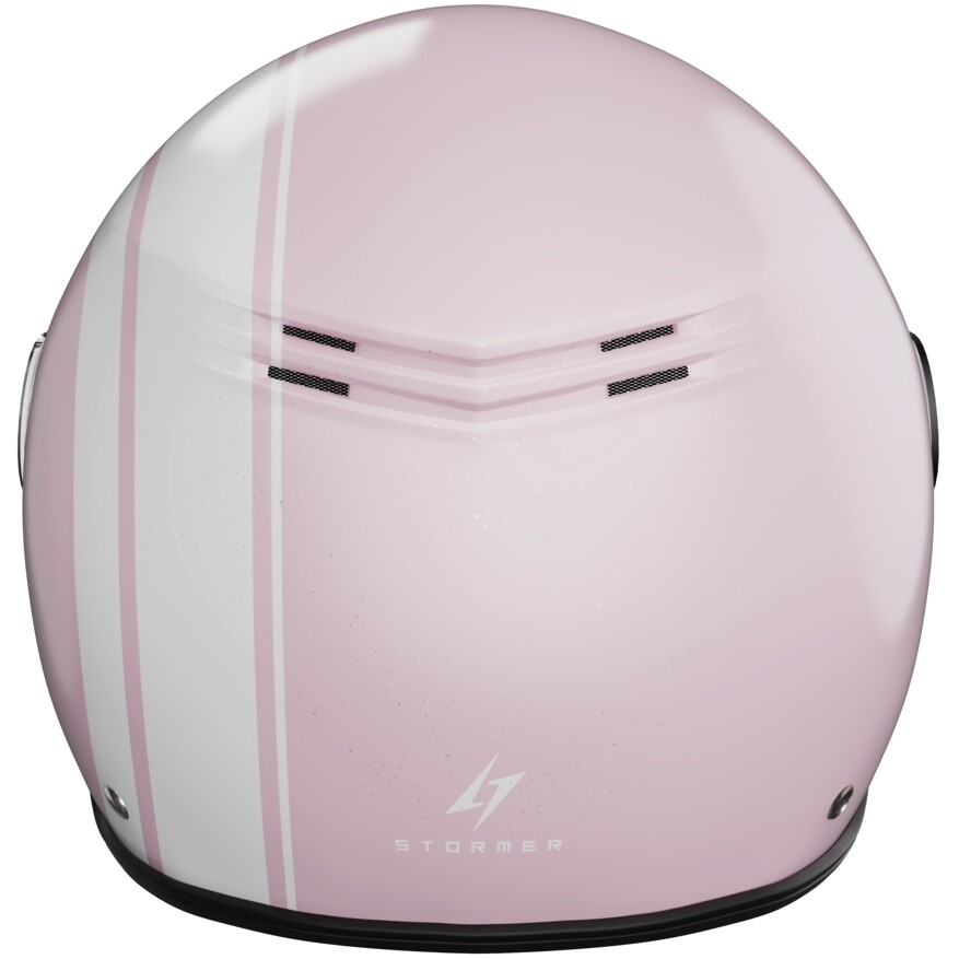 Stormer RIDE PATH PALE Jet Motorradhelm Perlmuttrosa
